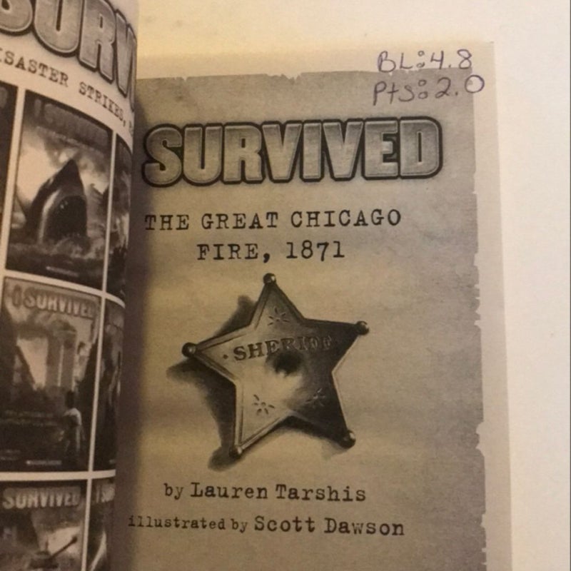 I Survived the Great Chicago Fire 1871