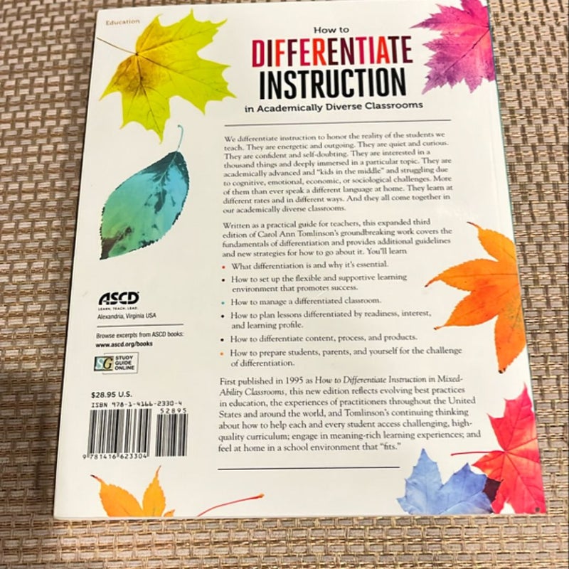 How to Differentiate Instruction in Academically Diverse Classrooms