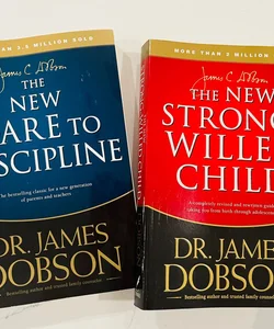 The New Dare to Discipline and Strong-Willed Child book lot
