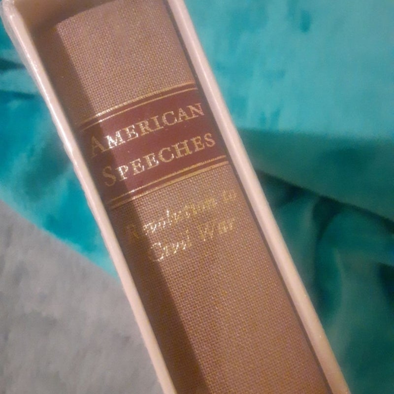 The Library Of America : American Speeches Revolution To Civil War New Hardcover