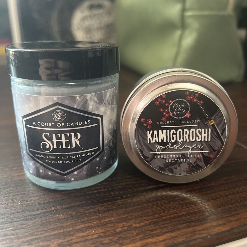 Owlcrate Candle Set Misc.