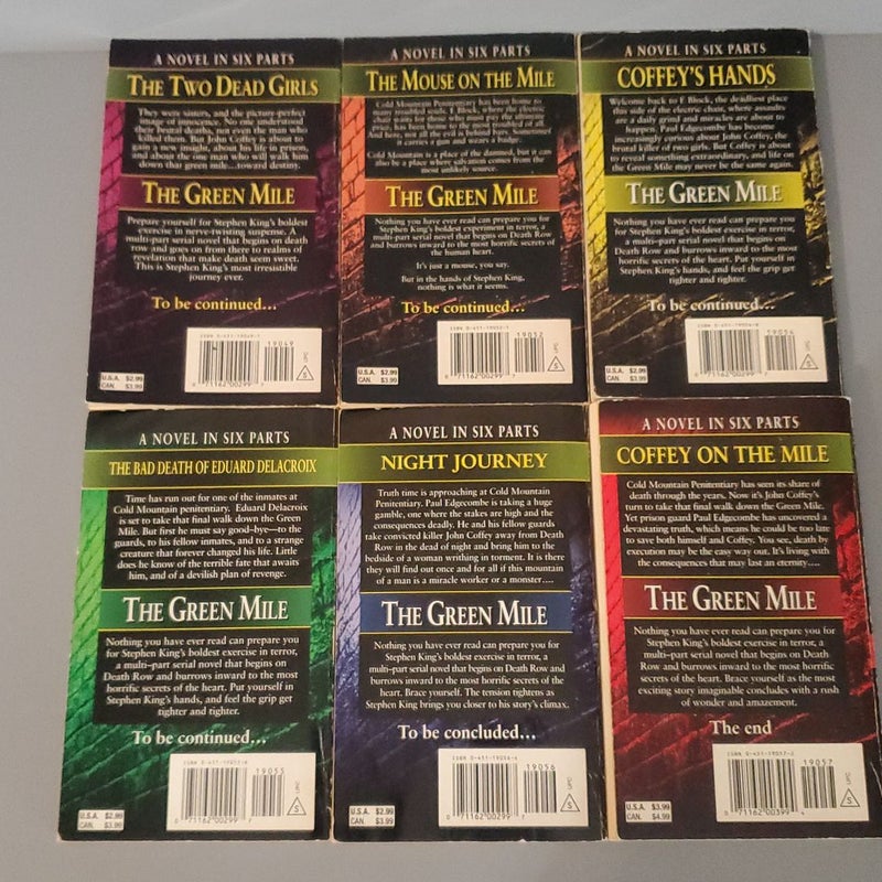 The Green Mile Books 1 - 6