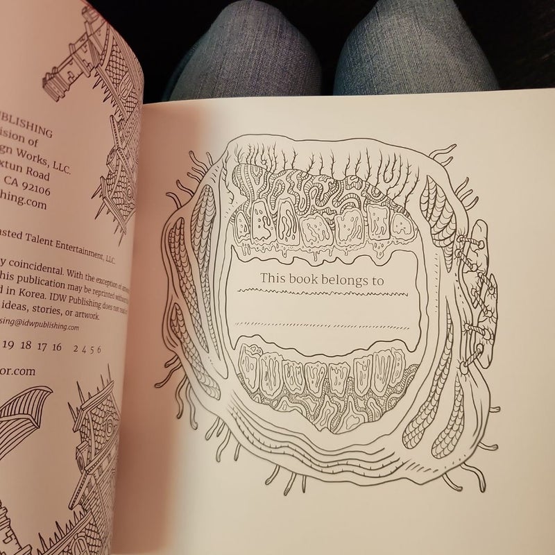 The Beauty of Horror 1: a GOREgeous Coloring Book