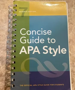 Concise Guide to APA Style