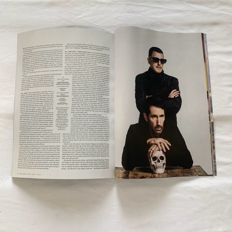 GQ Trent Reznor & Atticus Ross “The Dark Wizards” Issue April/May 2024 Magazine