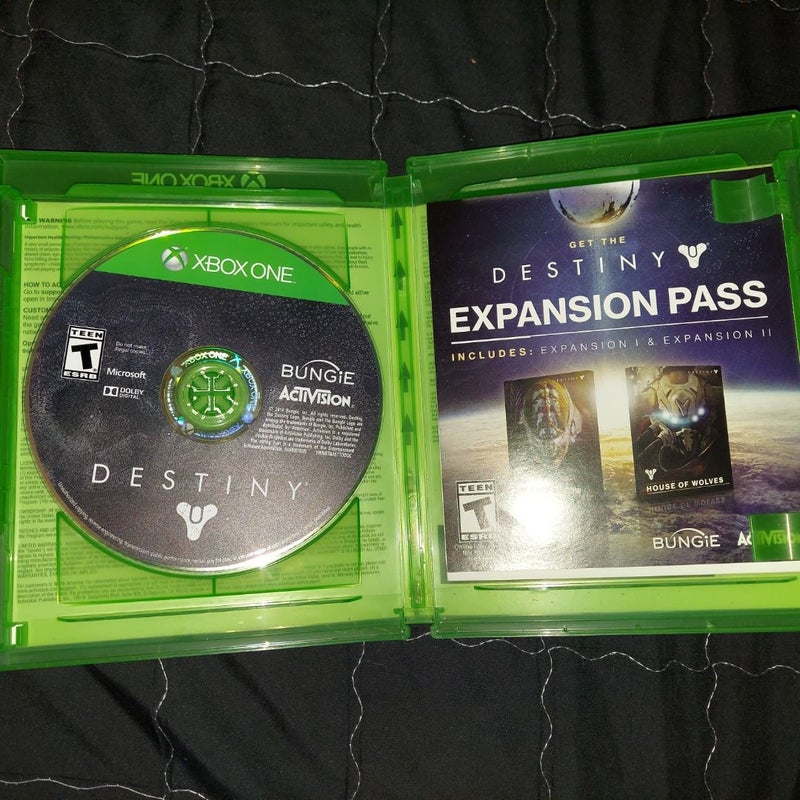 Destiny xbox one video game 