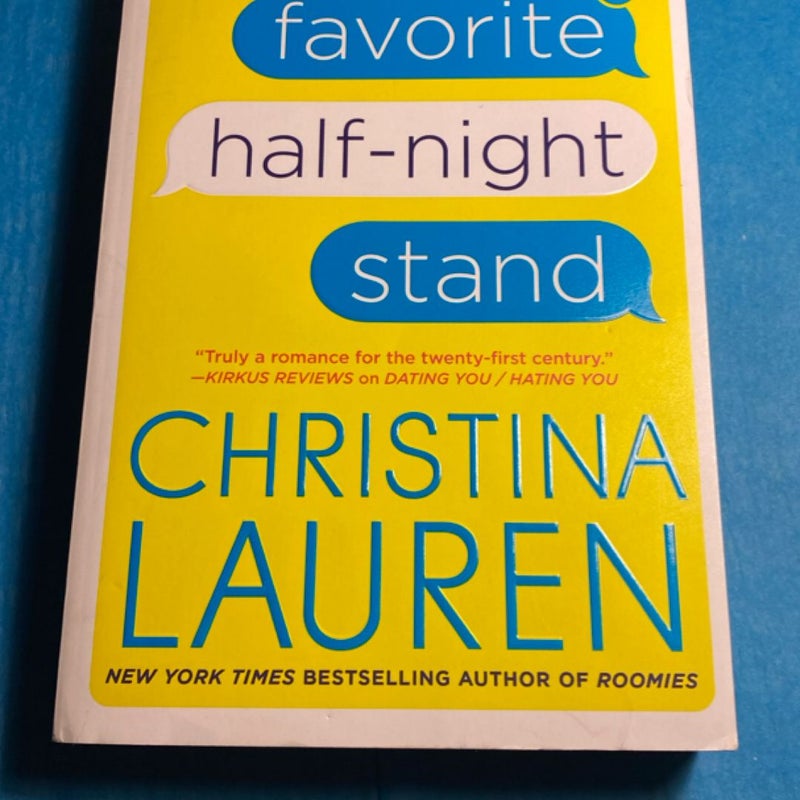 My Favorite Half-Night Stand OOP First Edition 