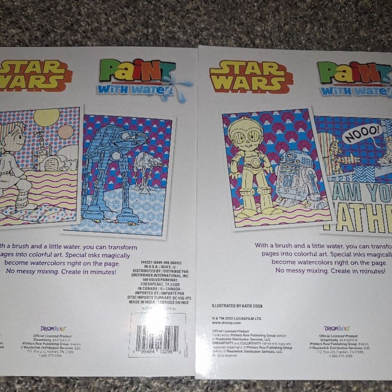 Starwars Little Rebels (paint with water books) 2