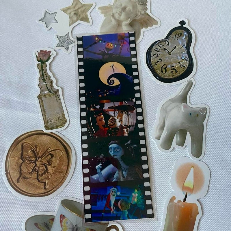 The Nightmare Before Christmas film strip bookmark 