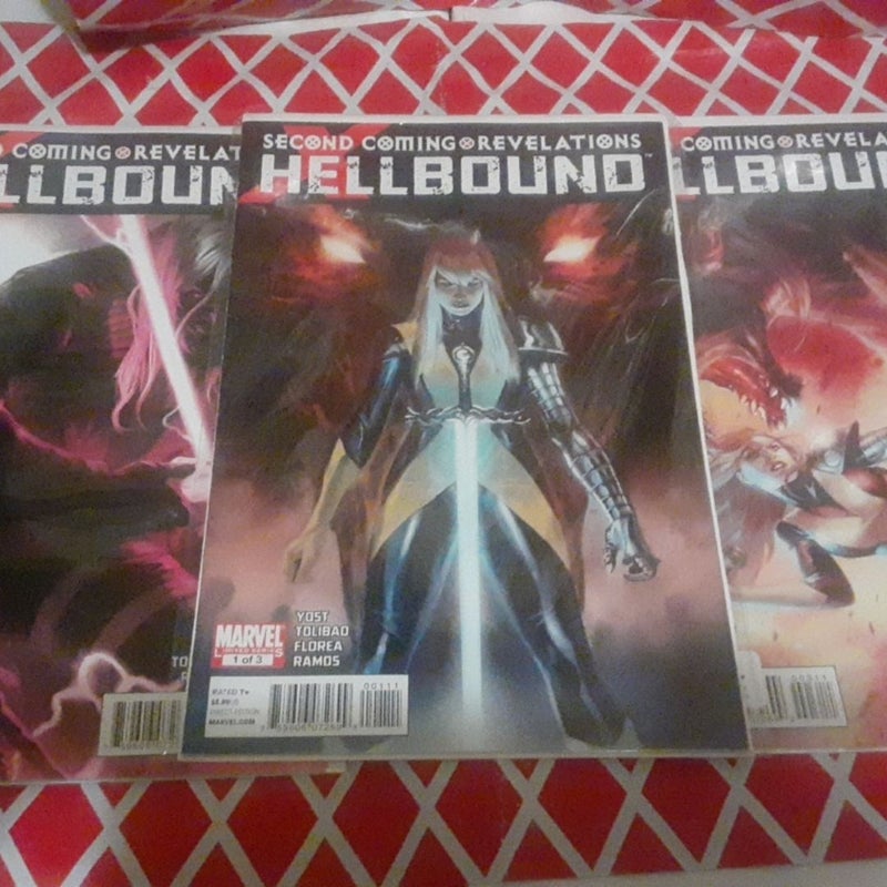 Magik X-Men Second Coming Revelations Hellbound 1,2,3 2010. Complete 3 issue mini series 