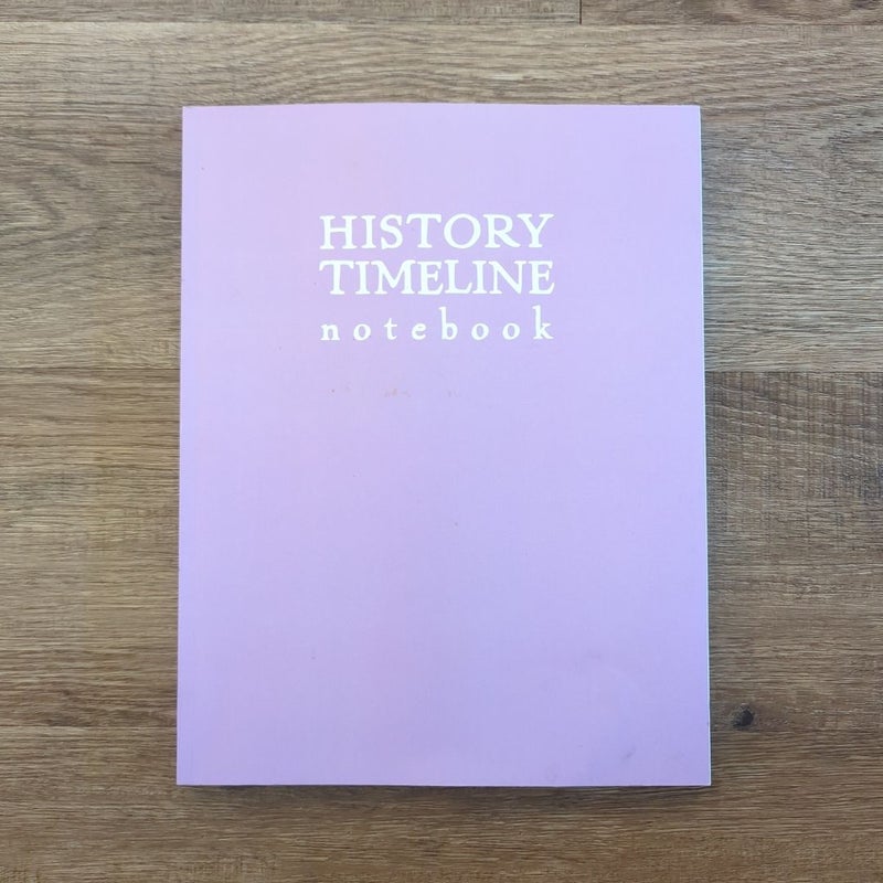 History Timeline Notebook