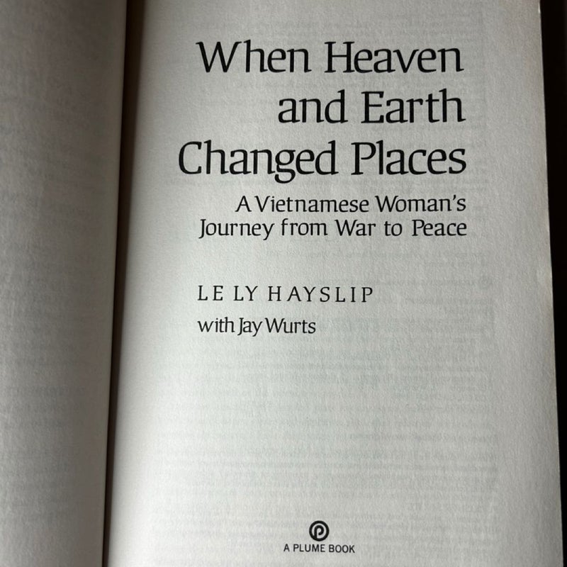 When Heaven and Earth Changed Places
