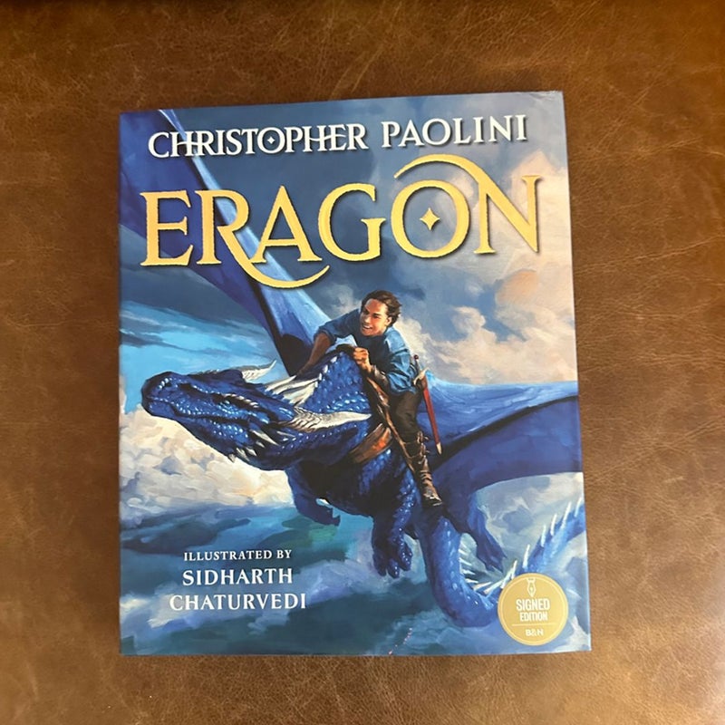 Eragon illustrated special edition signed by christopher paolini