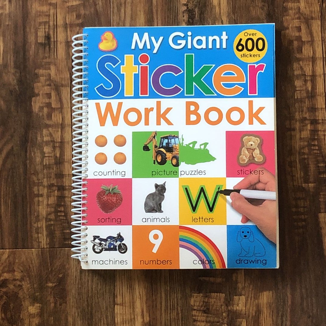 LETTERS & NUMBERS STICKER SET. [Book]