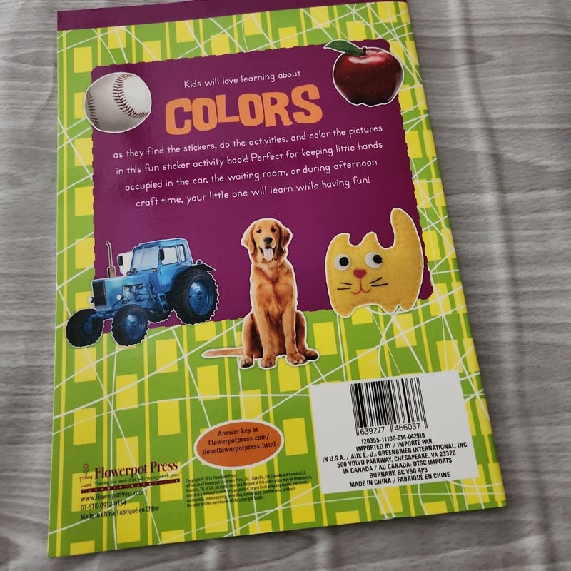 My First Colors Sticker Book