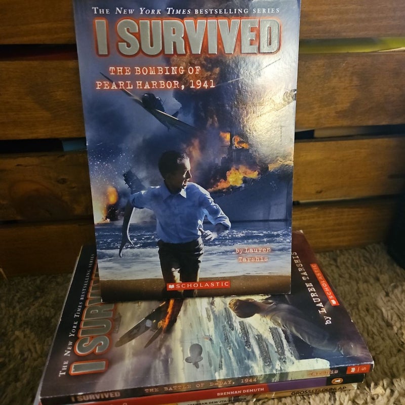What Was and I Survived Pearl Harbor & D-Day book set of 4