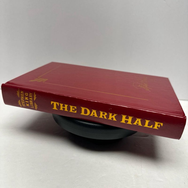 The Dark Half Stephen King Library Edition “Red Leather” Bound 