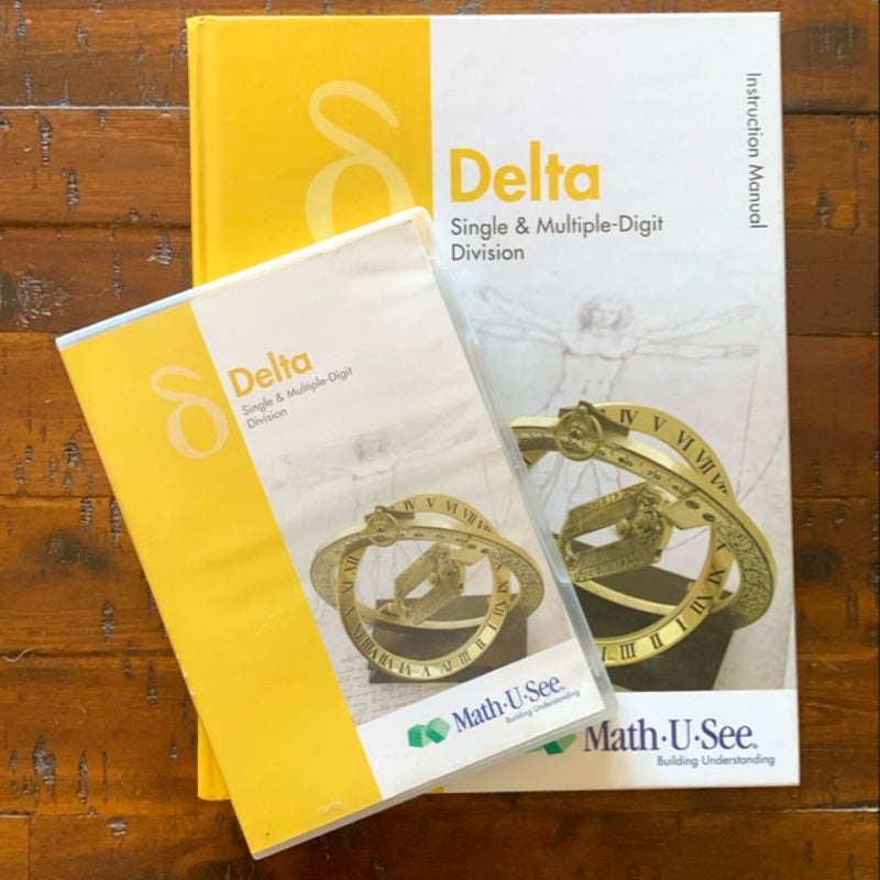 Delta Level Instruction Manual  & DVD - Single & Multiple-Digit Division