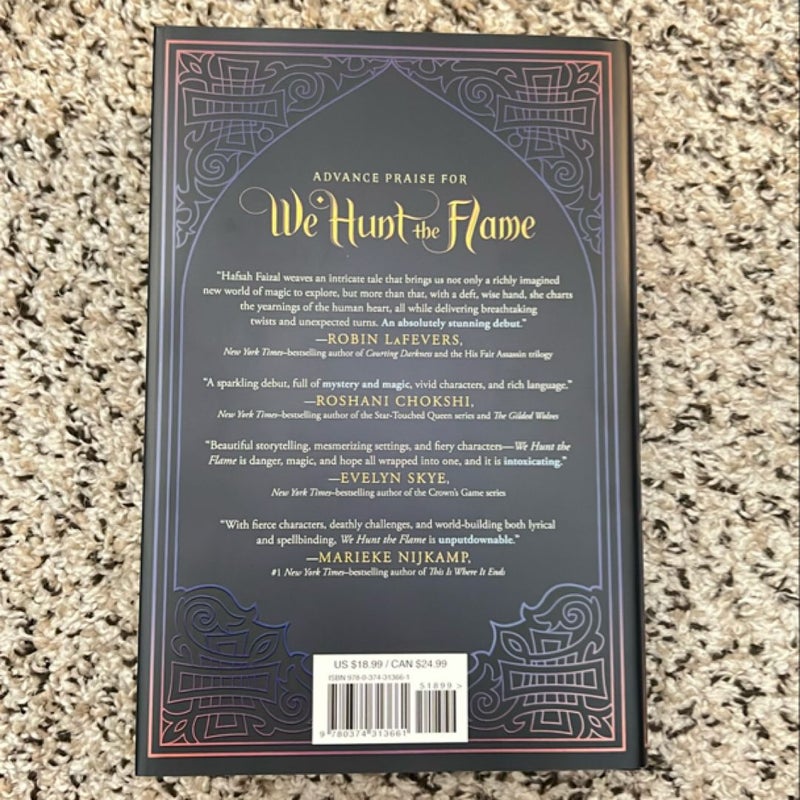 We Hunt the Flame - signed shelflove edition