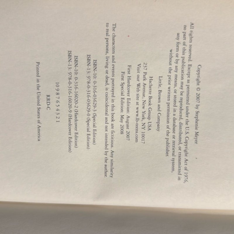 Eclipse *EXCLUSIVE FIRST EDITION*
