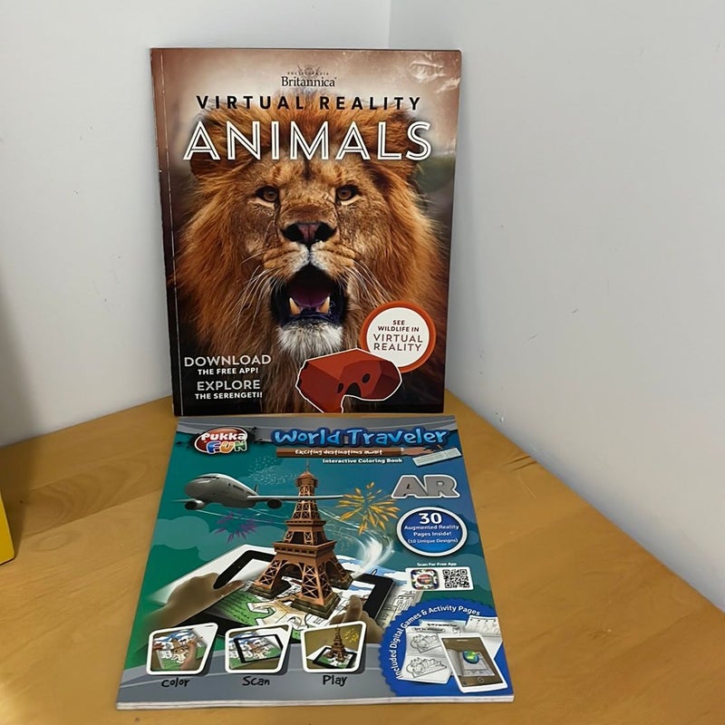 Activity Books: Animals and World Traveler