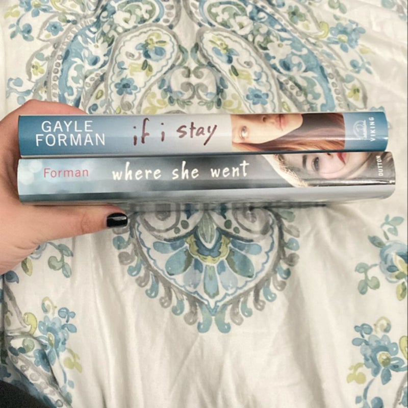 “If I Stay” and “Where She Went” - Hardback Set of 2