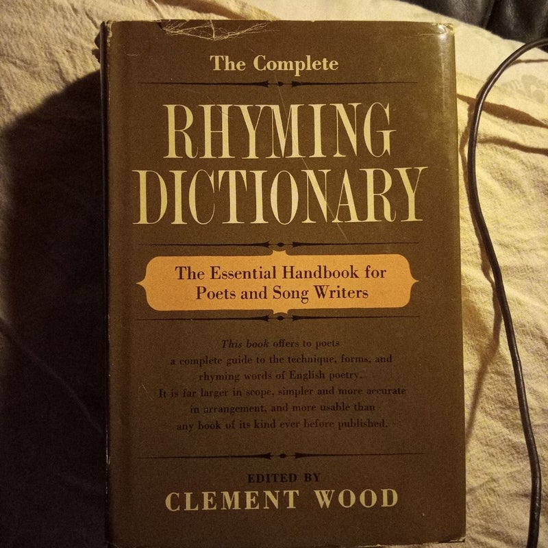 The Complete Rhyming Dictionary