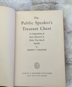 The Public Speakers Treasure Chest 1942