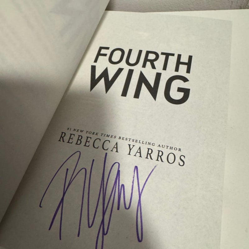 Fourth Wing SIGNED 