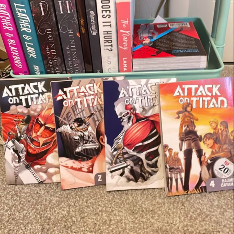 Attack on Titan 1-4 ✨