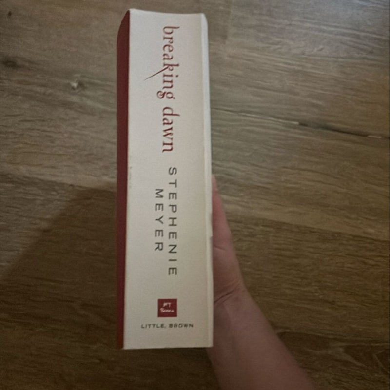 Breaking dawn - white paperback edition 