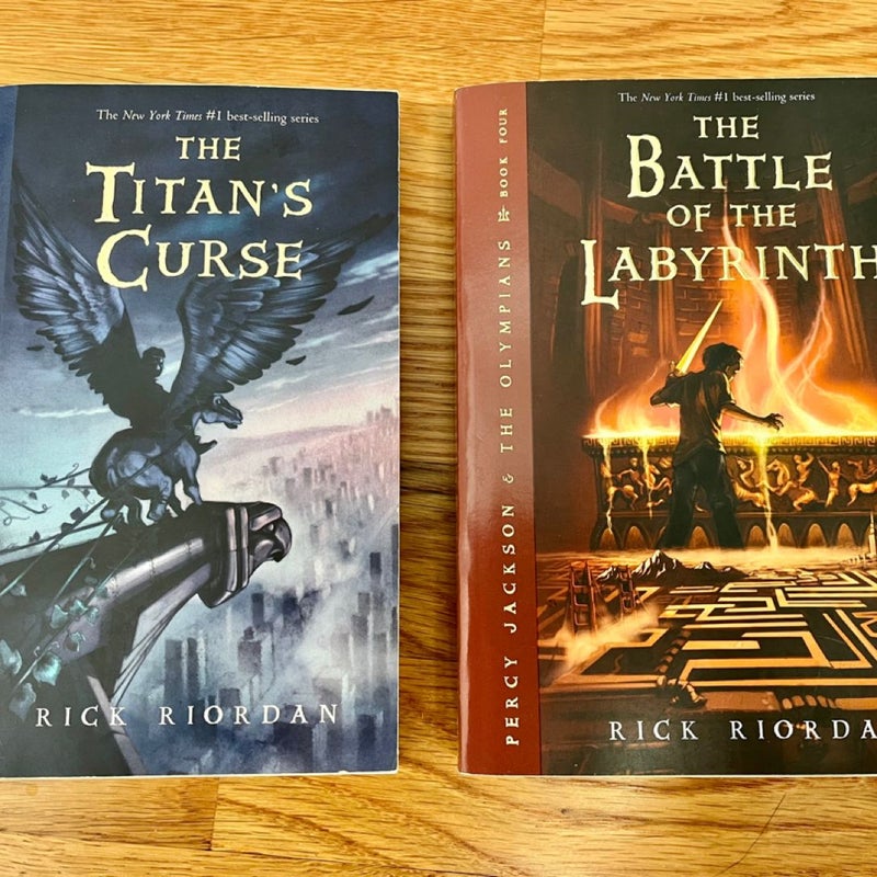 Set Percy Jackson and the Olympians, Book Three & Four 