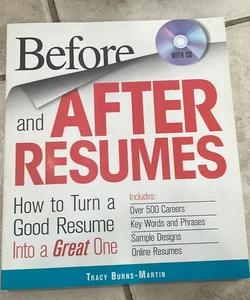 Before and after Resumes with CD
