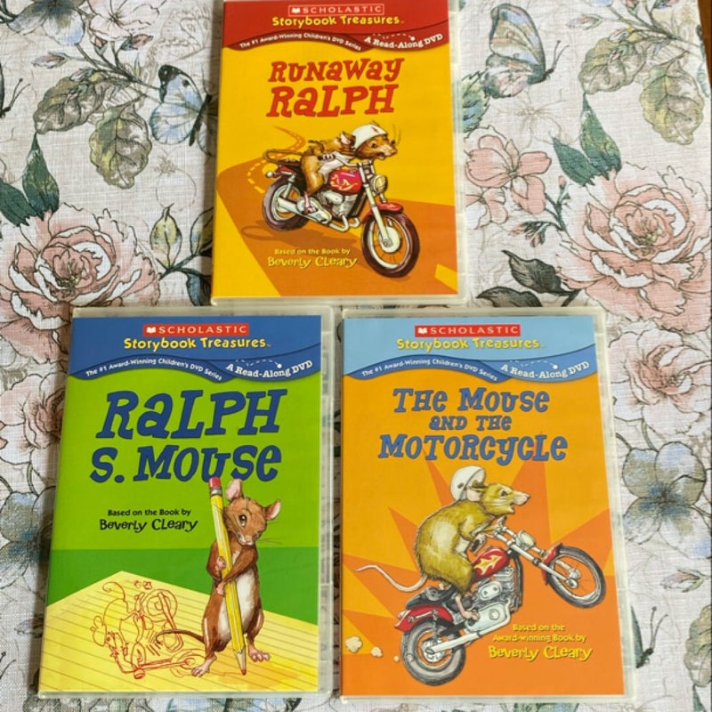 Selling The Ralph Mouse 3-DVD Read Along Collection by Beverly Cleary New & Sealed