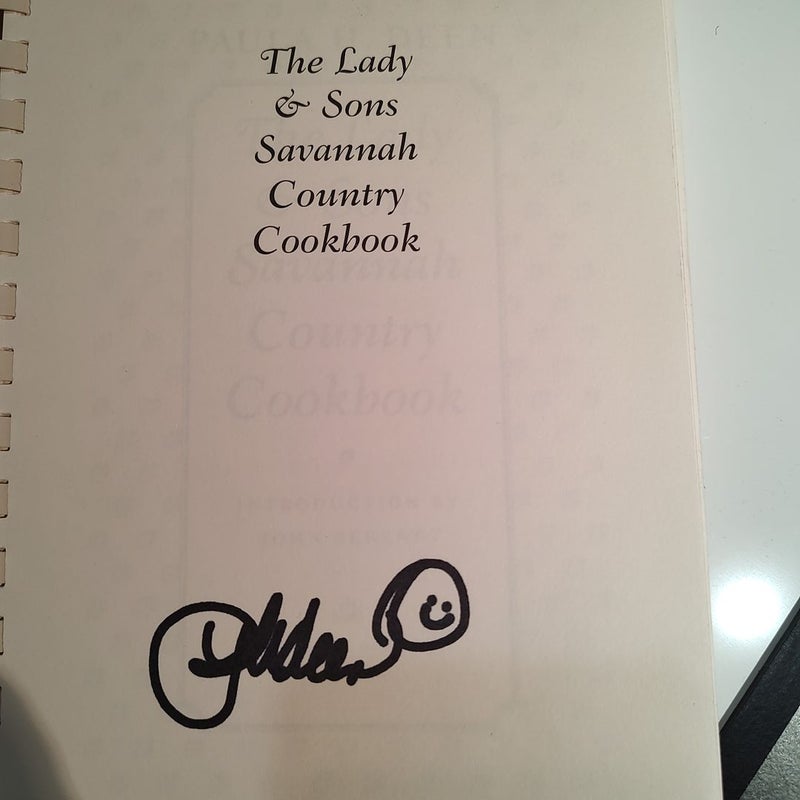 Signed - The Lady and Sons Savannah Country Cookbook