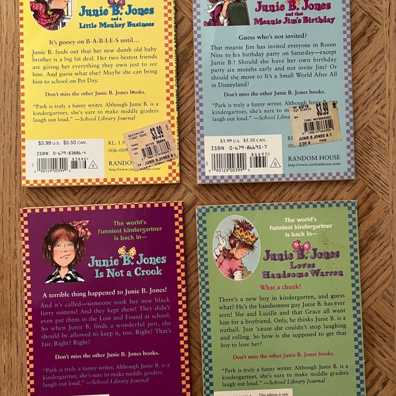 8 Junie B Jones Bundle