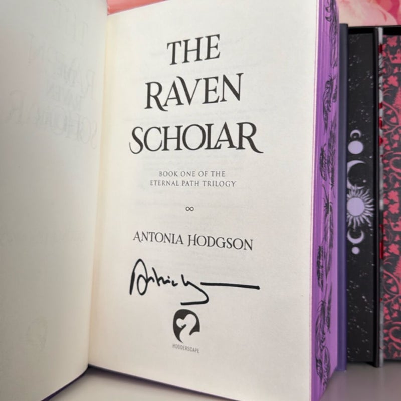 The Raven Scholar SIGNED Waterstones