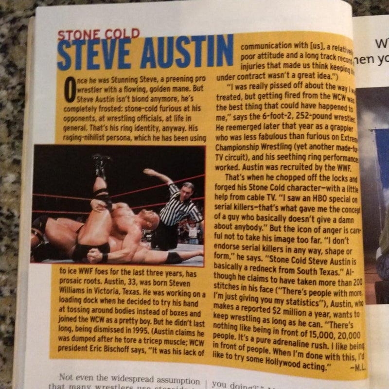 TV Guide 1998 wrestling issue