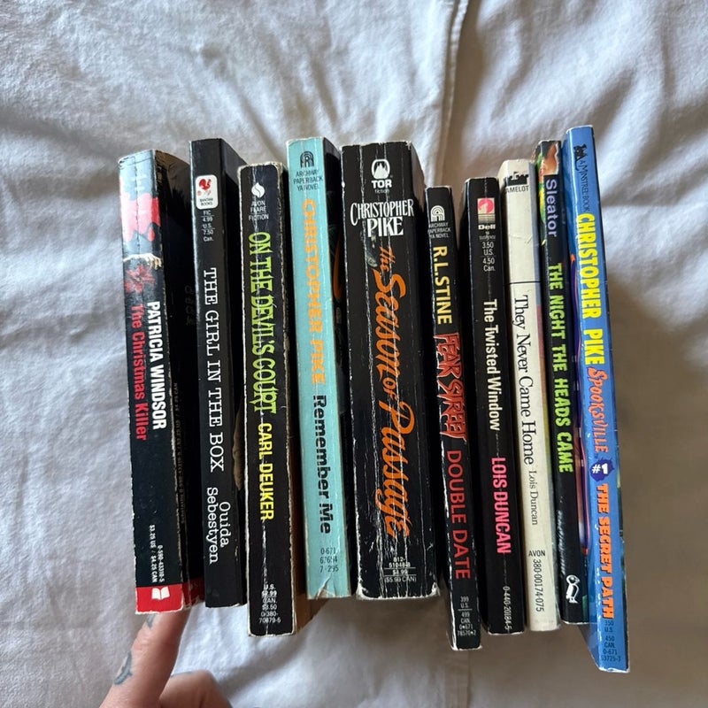 YA Horror Lot 10 Books
