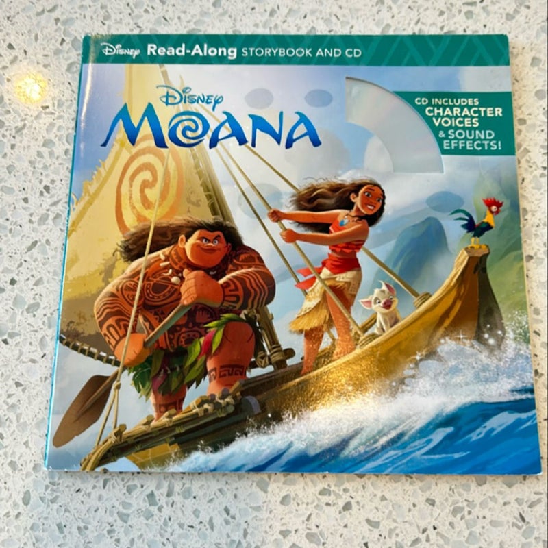 Moana Read-Along Storybook and CD