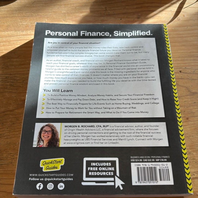 Personal Finance QuickStart Guide