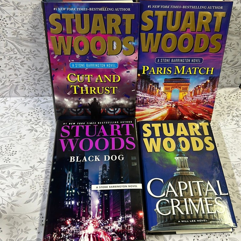 Stuart Woods 4 Hardcover Bundle