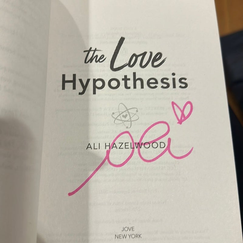 SIGNED The Love Hypothesis