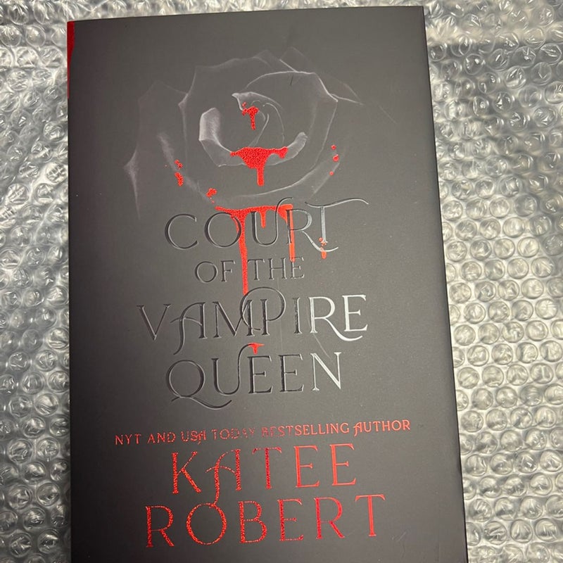 Bookish box special edition of Court of the Vampire Queen by Katee Robert