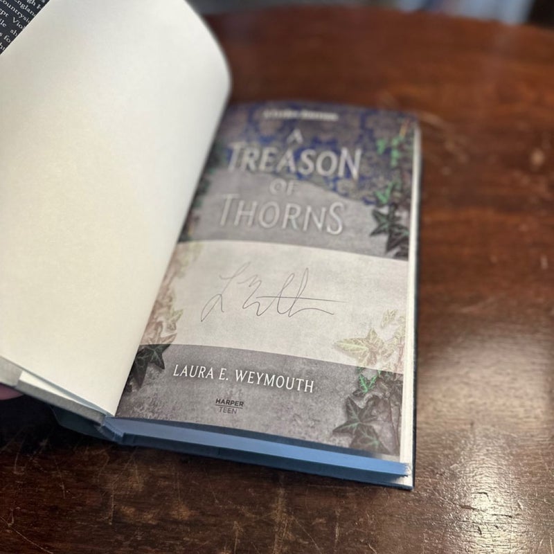 Litjoy Treason of Thorns signed edition