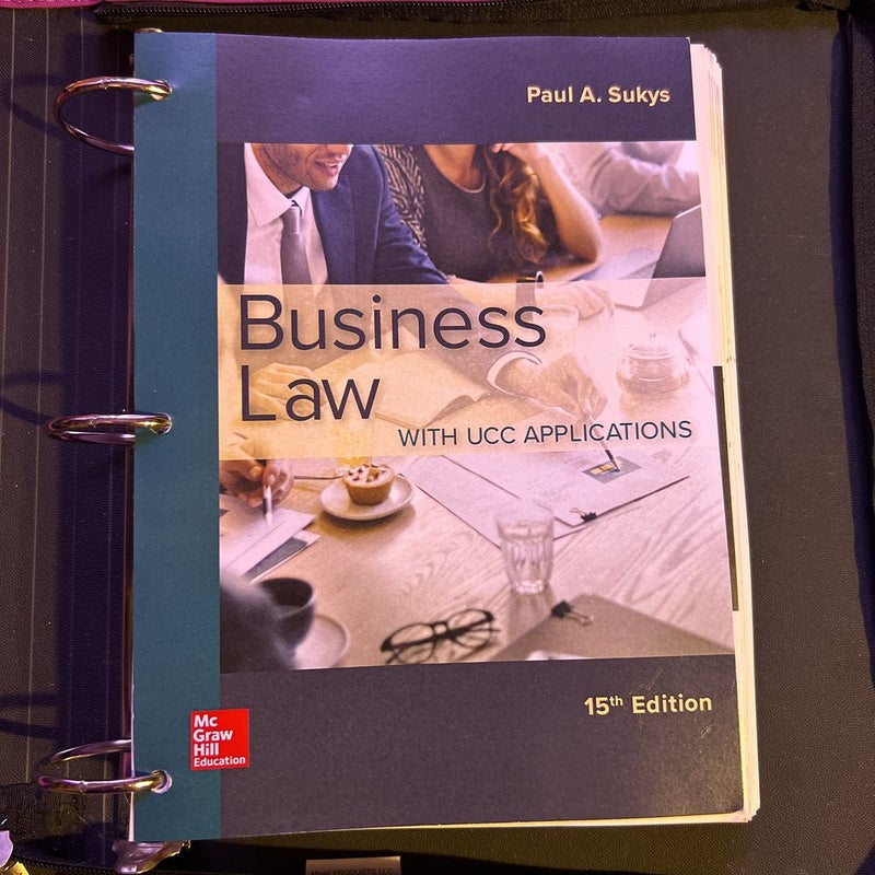 Loose Leaf for Business Law with UCC Applications