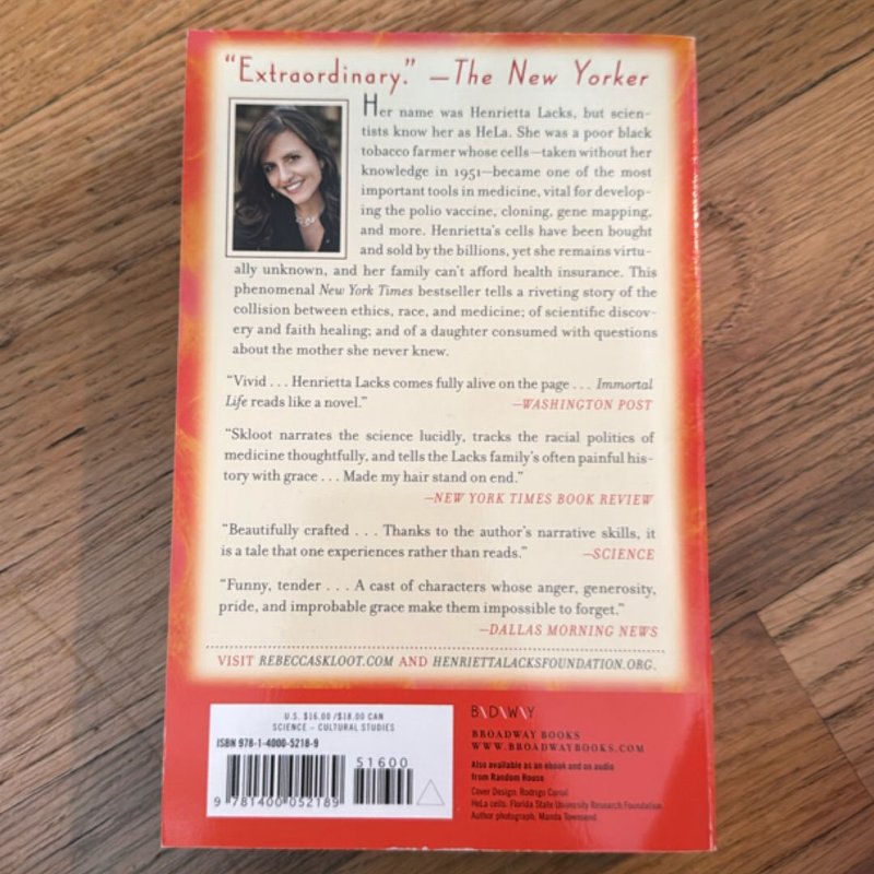 The Immortal Life of Henrietta Lacks