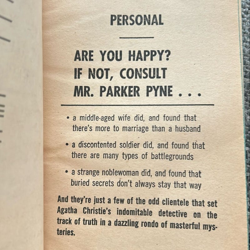 Mr. Parker Pyne, Detective