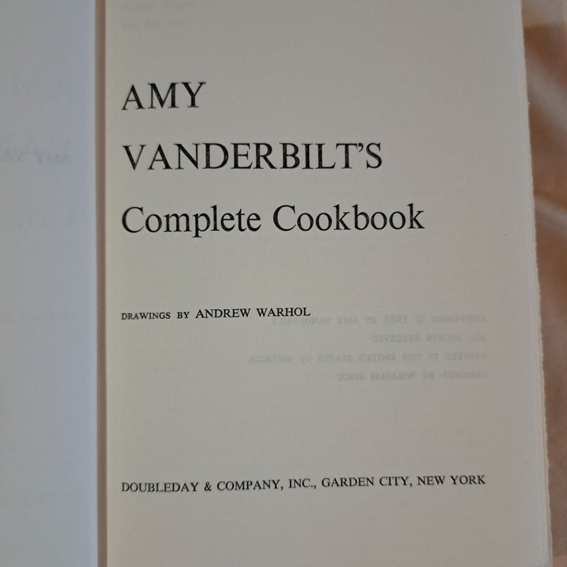 Amy Vandrrbilt's Complete Cookbook