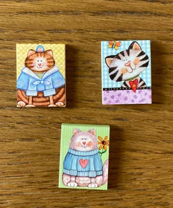 Cat magnetic page clips